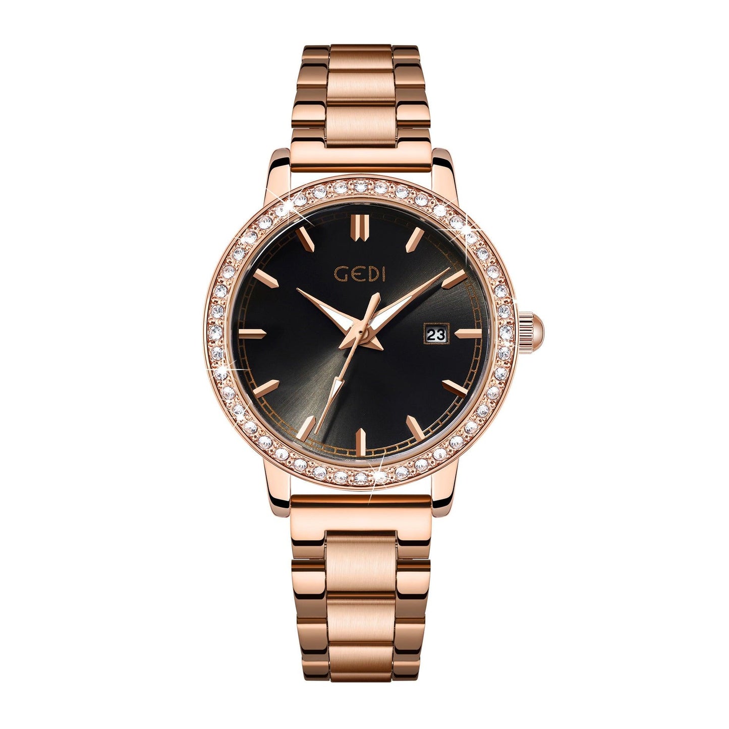 Women's Stainless Steel Quartz Watch - Aaryan Malik اريان مالك