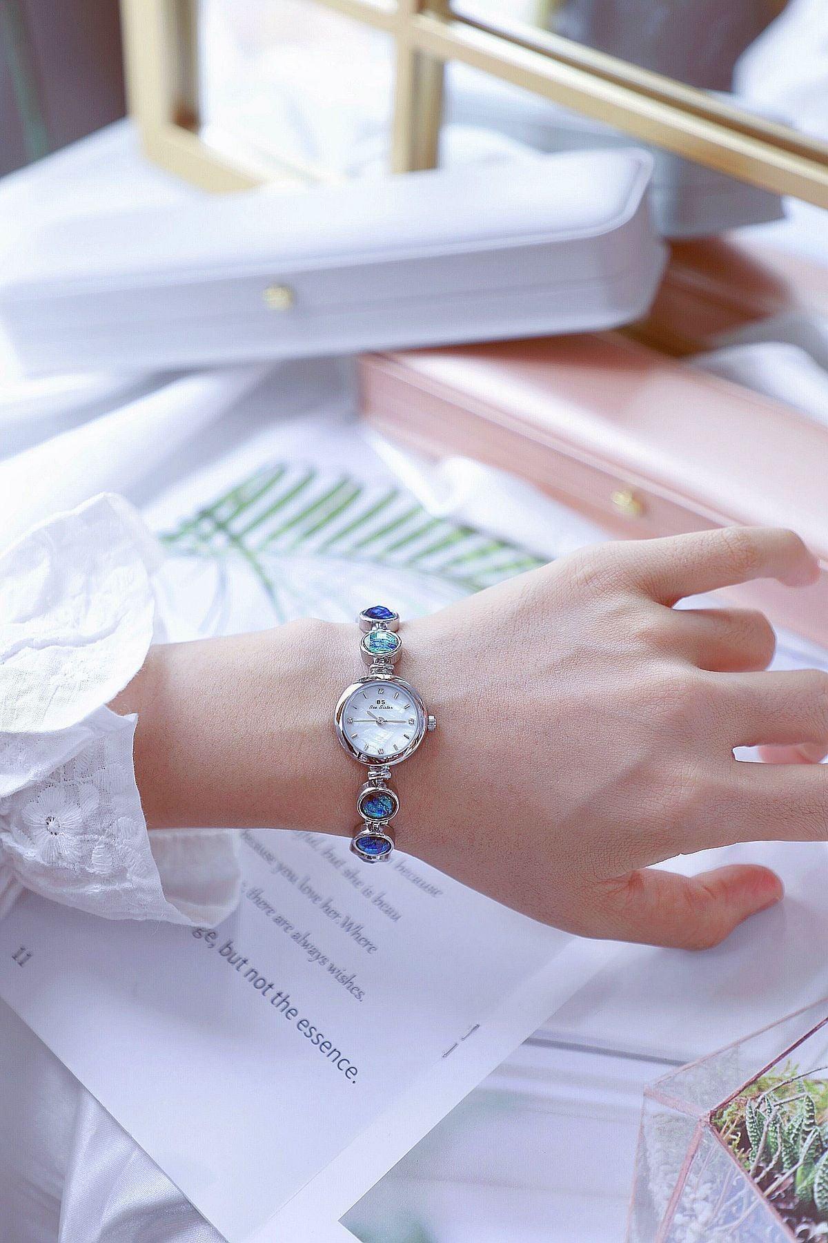 Glow Rough Stone INS Malachite Colorful Women's Watch - Aaryan Malik اريان مالك