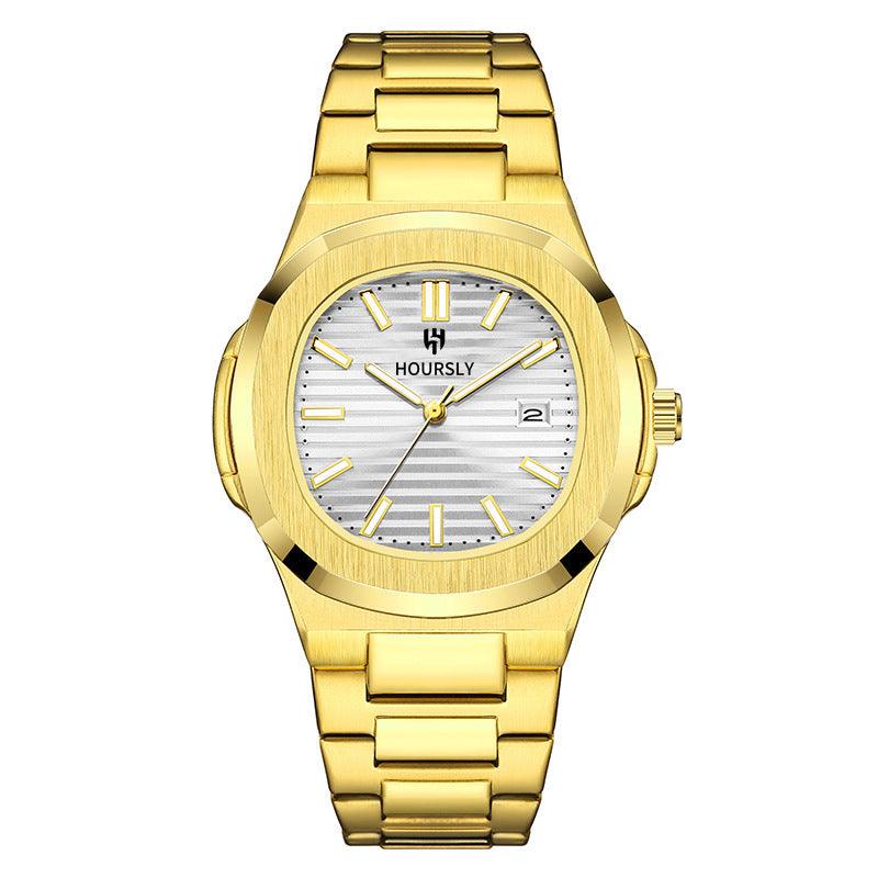 Fashion Premium Business Simplicity Quartz Steel Belt Men's Watch - Aaryan Malik اريان مالك