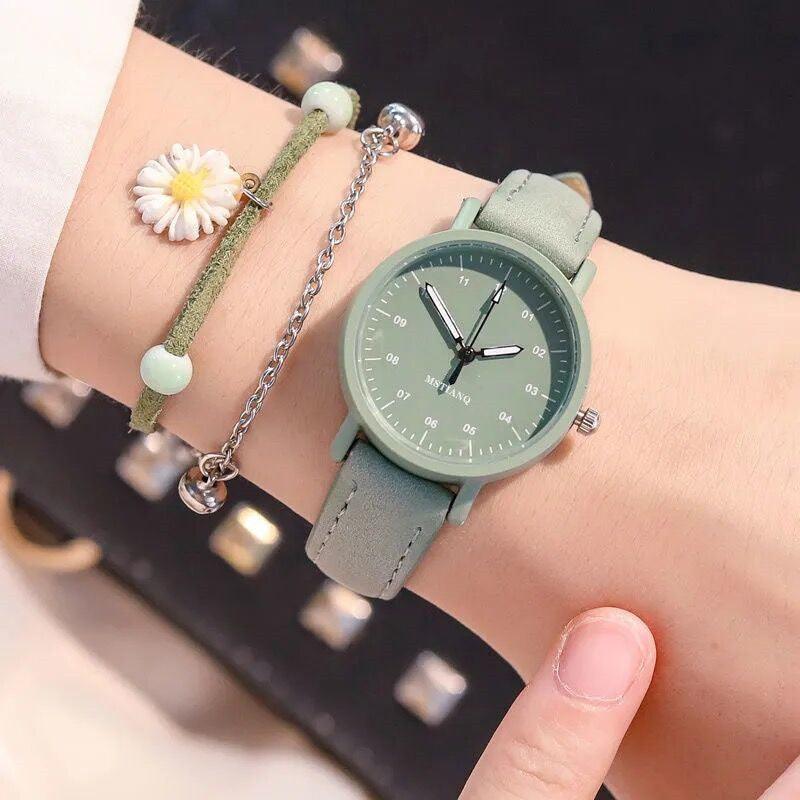 Korean Simple Temperamental Girls' Antique Mori Style Antique Watch - Aaryan Malik اريان مالك
