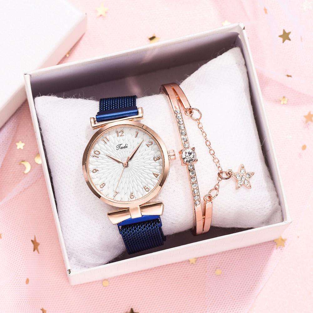 Women's Digital Alloy Watch Bracelet - Aaryan Malik اريان مالك