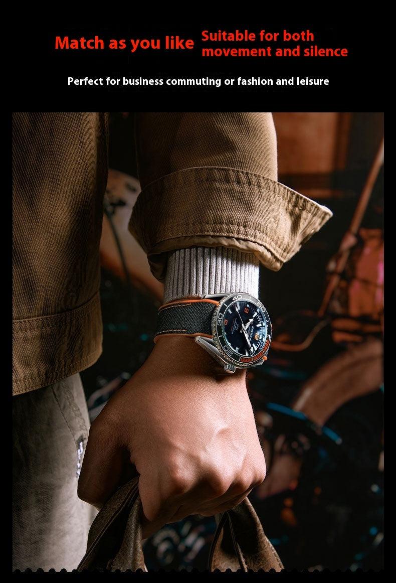 Mechanical Watch Men's Luminous Hollow Transparent Bottom - Aaryan Malik اريان مالك