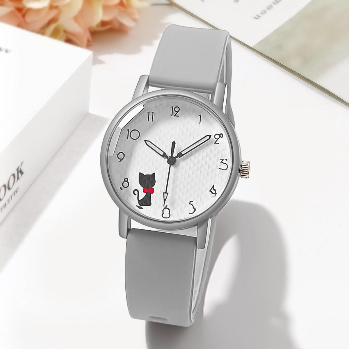 Female Student Silicone Strap Quartz - Aaryan Malik اريان مالك