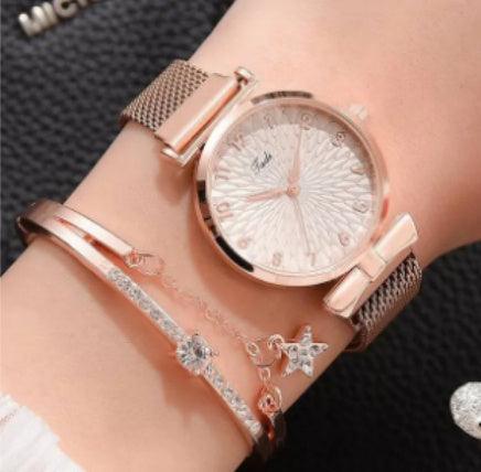 Women's Digital Alloy Watch Bracelet - Aaryan Malik اريان مالك