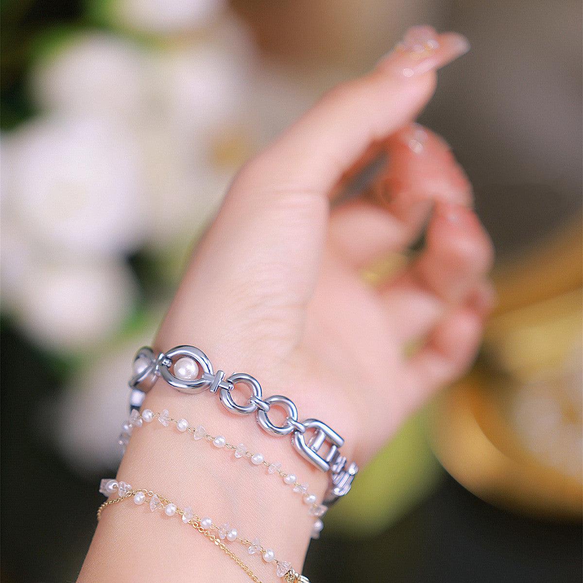 New Pearl Grace Women's Watch - Aaryan Malik اريان مالك