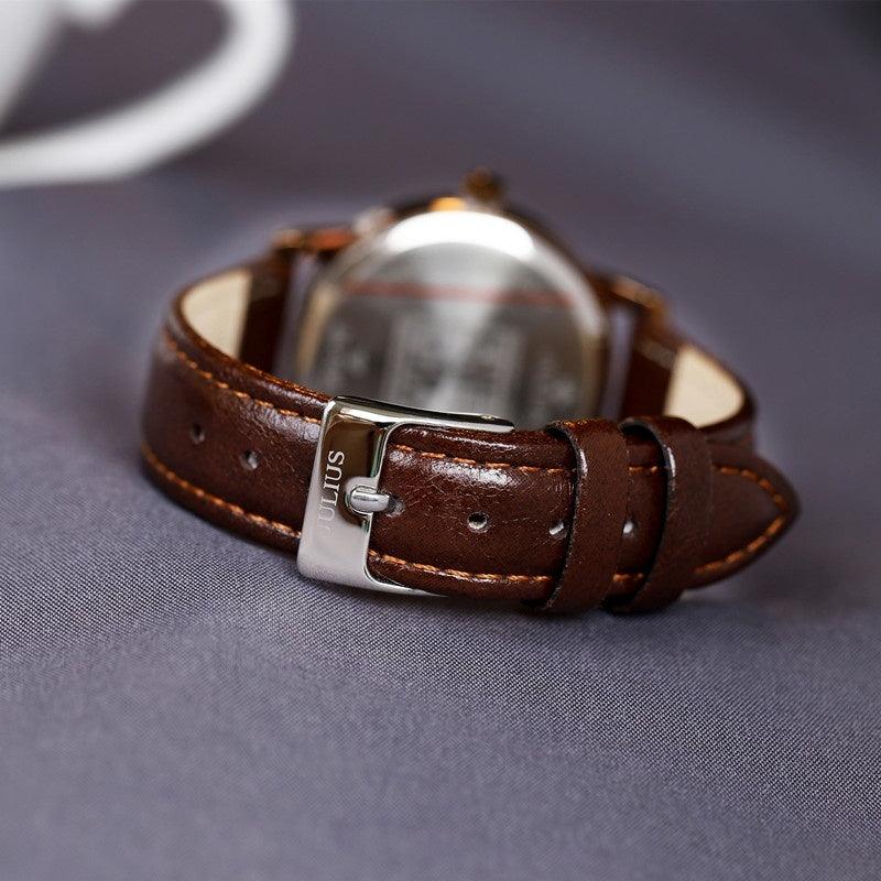 Retro Women's Simple Digital Calendar Casual Watch - Aaryan Malik اريان مالك