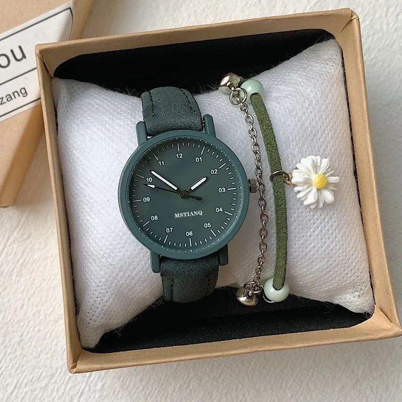 Korean Simple Temperamental Girls' Antique Mori Style Antique Watch - Aaryan Malik اريان مالك