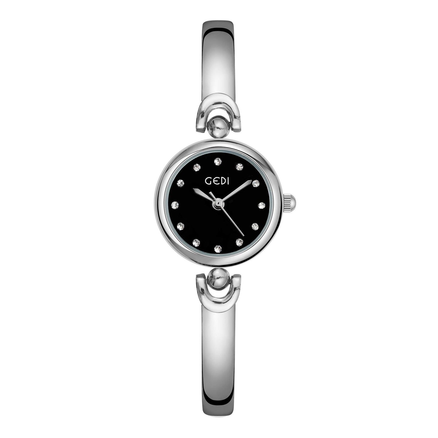 Simple Design Small Exquisite Round Dial Bangle Watch Quartz Watch - Aaryan Malik اريان مالك