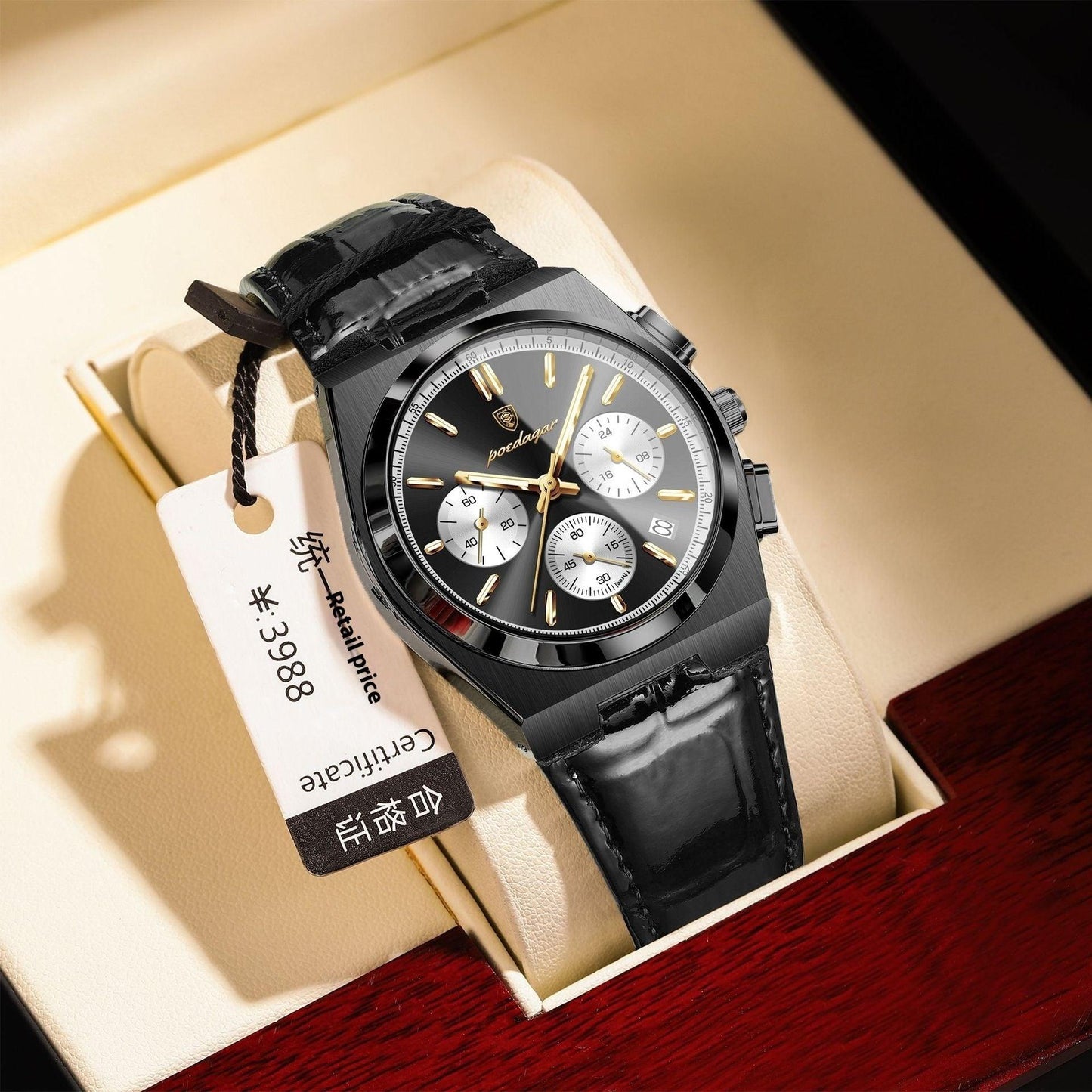 New Multi-functional Men's Watch Belt Ultra-thin Quartz Watch - Aaryan Malik اريان مالك