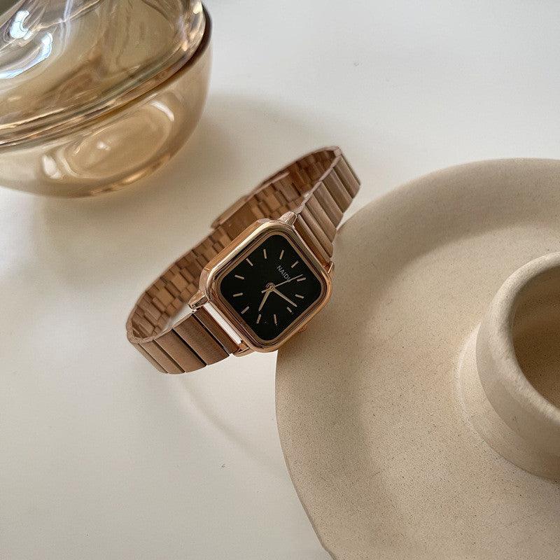 Women's Silver Bamboo Strap Watch - Aaryan Malik اريان مالك