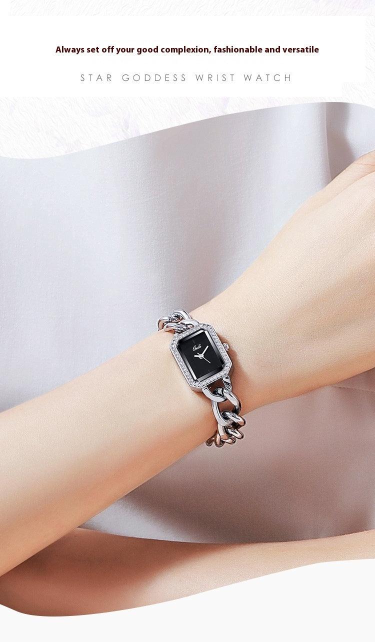 Square Watch Women's Light Luxury And Simplicity Watch - Aaryan Malik اريان مالك