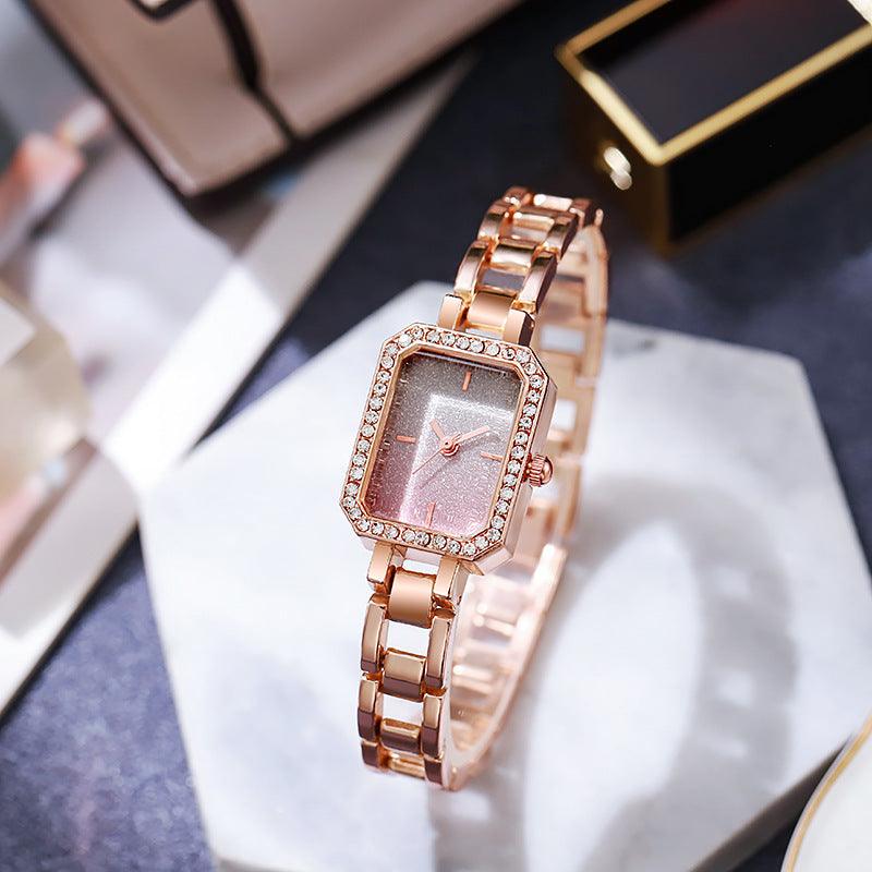 Women's Watch Rhinestone Compact Temperamental - Aaryan Malik اريان مالك