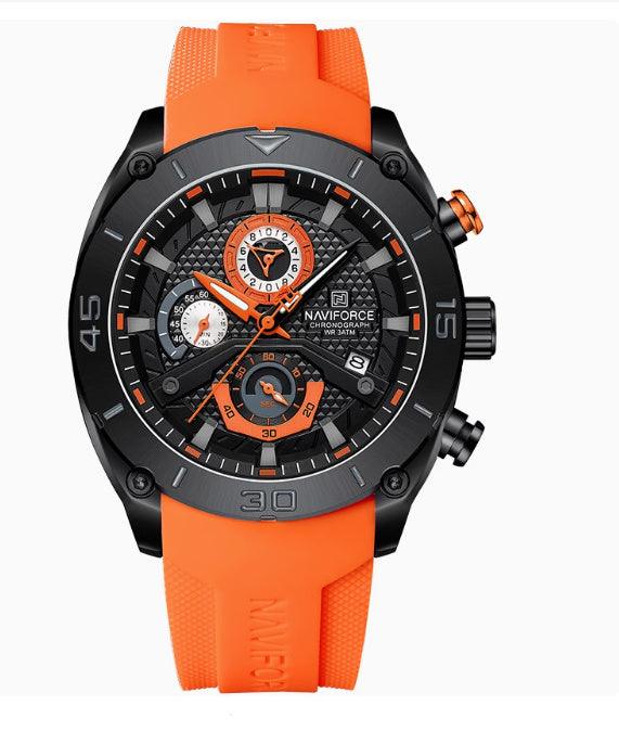 New Youth Outdoor Sports And Casual Silicone Band Color Watrproof Watch - Aaryan Malik اريان مالك
