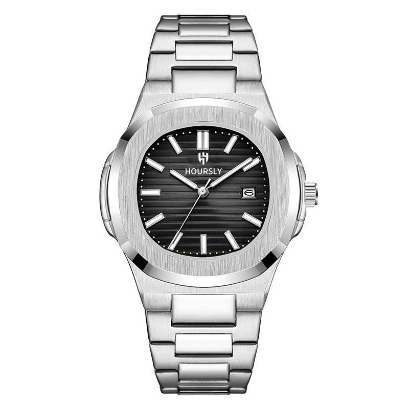 Fashion Premium Business Simplicity Quartz Steel Belt Men's Watch - Aaryan Malik اريان مالك