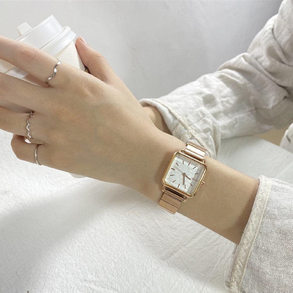 Female Student Square Watch - Aaryan Malik اريان مالك