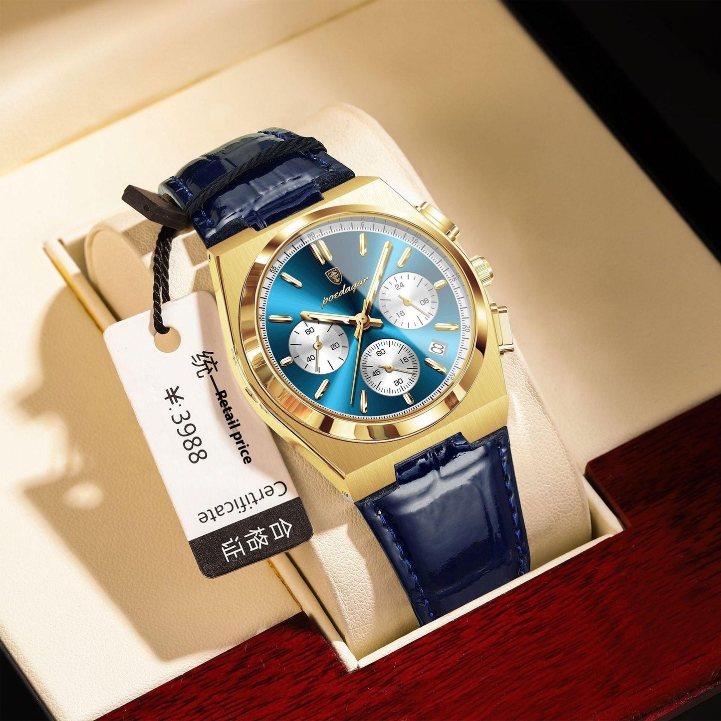 New Multi-functional Men's Watch Belt Ultra-thin Quartz Watch - Aaryan Malik اريان مالك