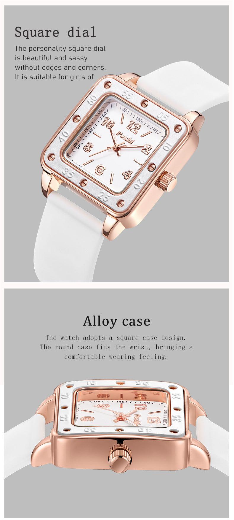 Women's Square Simple Fashion Quartz Watch - Aaryan Malik اريان مالك