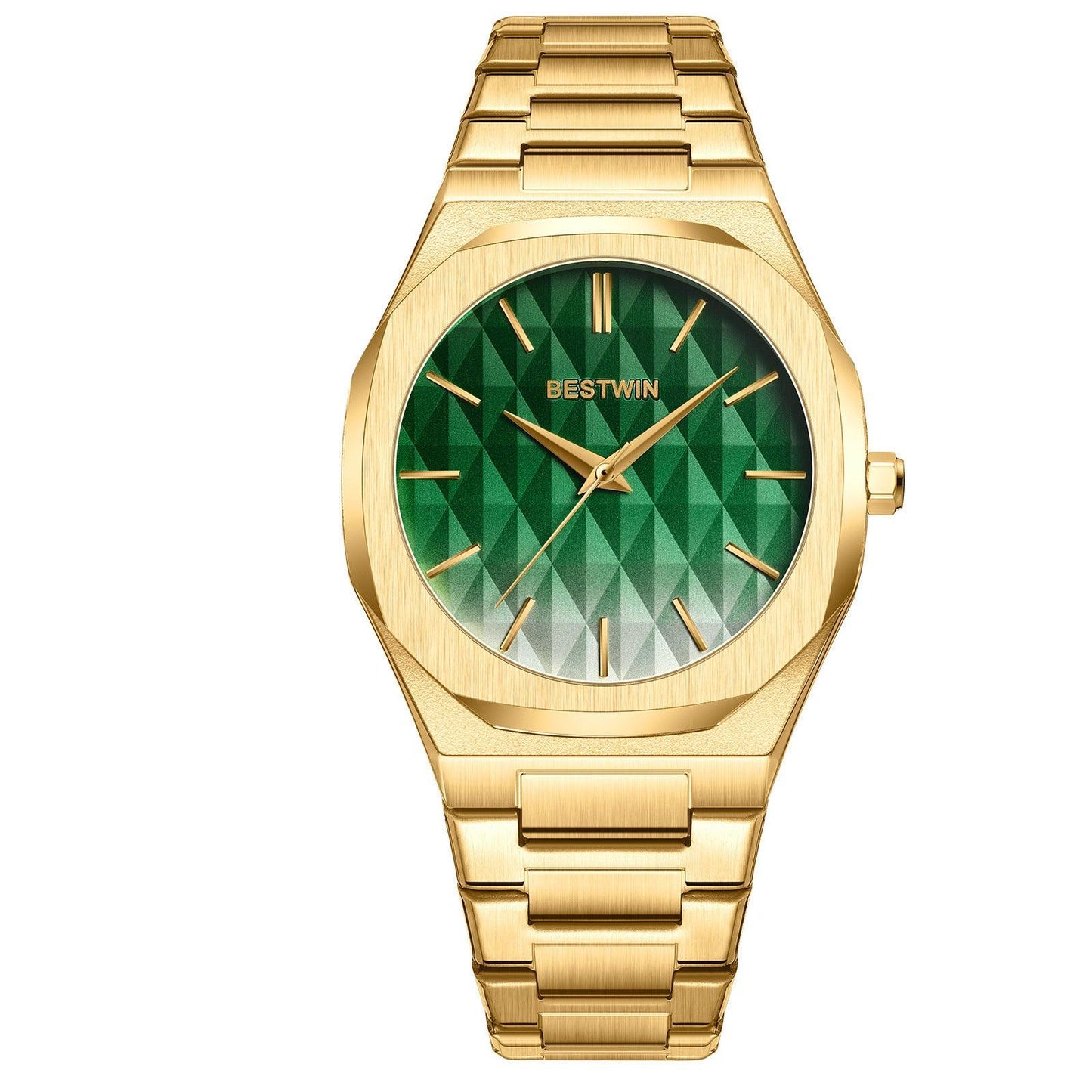 Embossed Dial Fashion Men's Watch - Aaryan Malik اريان مالك