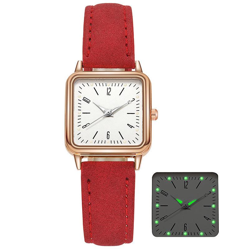 Women's Quartz Watch Luminous Small Square Digital - Aaryan Malik اريان مالك