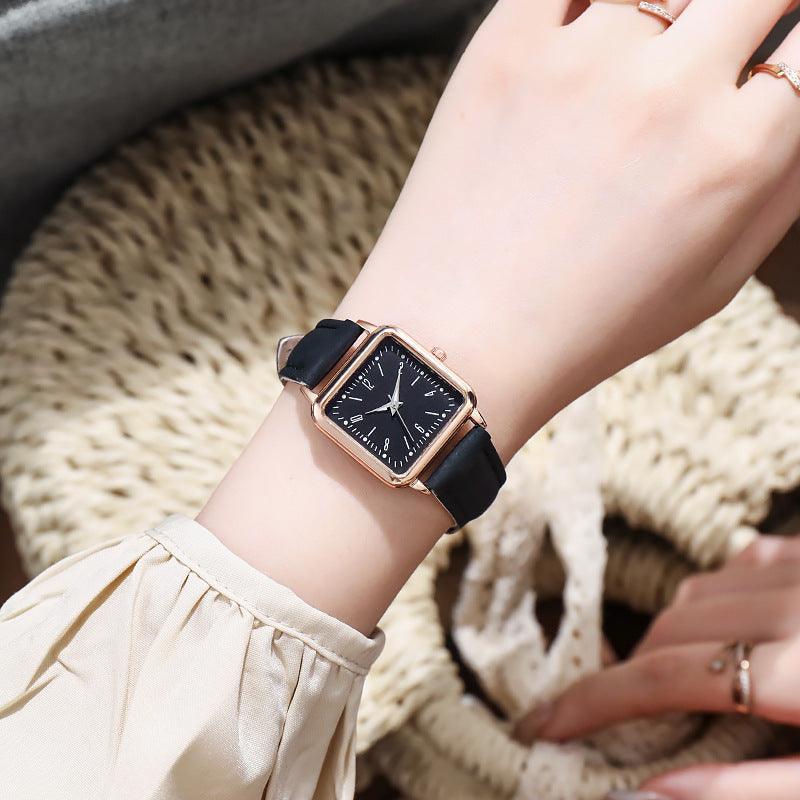 Women's Quartz Watch Luminous Small Square Digital - Aaryan Malik اريان مالك