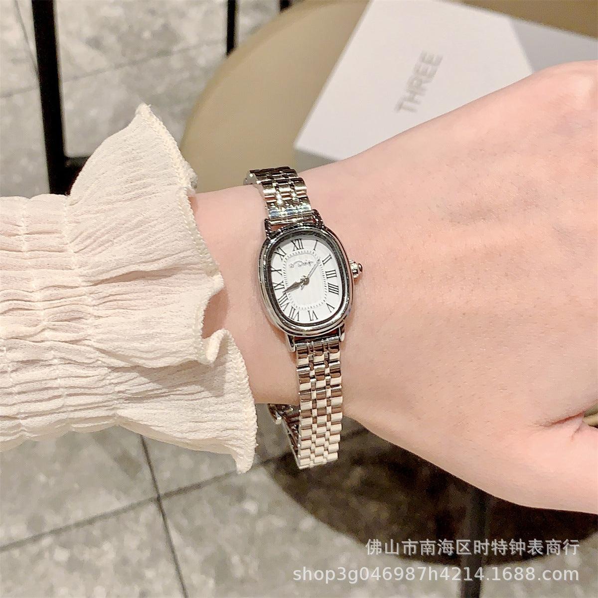 Niche Roman Scale Steel Watch Female - Aaryan Malik اريان مالك
