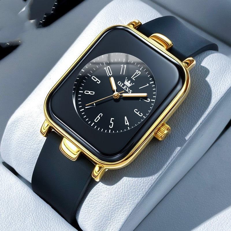 Simple Trendy Silicone Band Quartz Watch For Women - Aaryan Malik اريان مالك