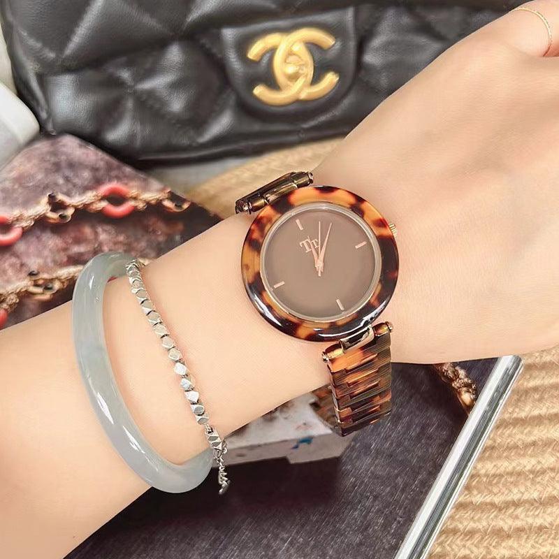 Hawksbill Amber Retro Fashion Saving High Sense Women's Watch - Aaryan Malik اريان مالك