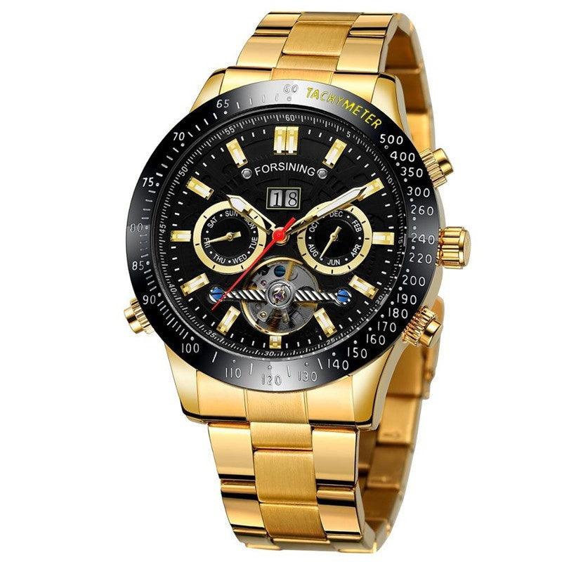 Fashion Casual Multi-function Tourbillon Automatic Mechanical Watch - Aaryan Malik اريان مالك