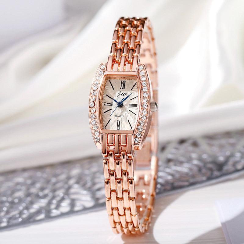 Women's Bucket-shaped Square Fashion Watch Fashion Jewelry - Aaryan Malik اريان مالك