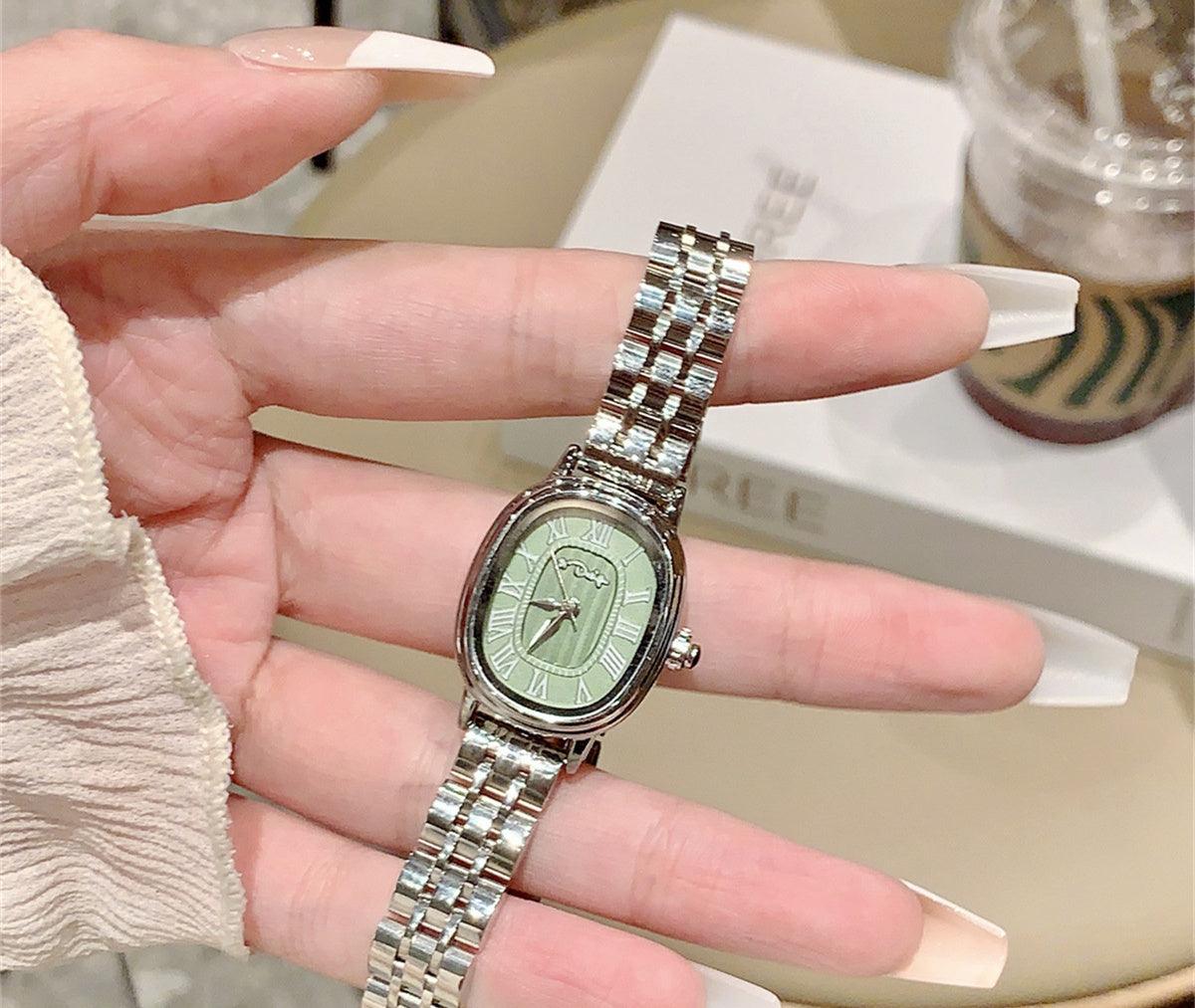 Niche Roman Scale Steel Watch Female - Aaryan Malik اريان مالك