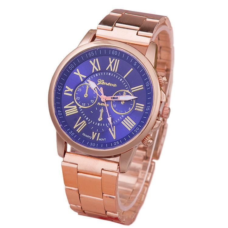 Women's Leisure Alloy Steel Belt Quartz Watch - Aaryan Malik اريان مالك