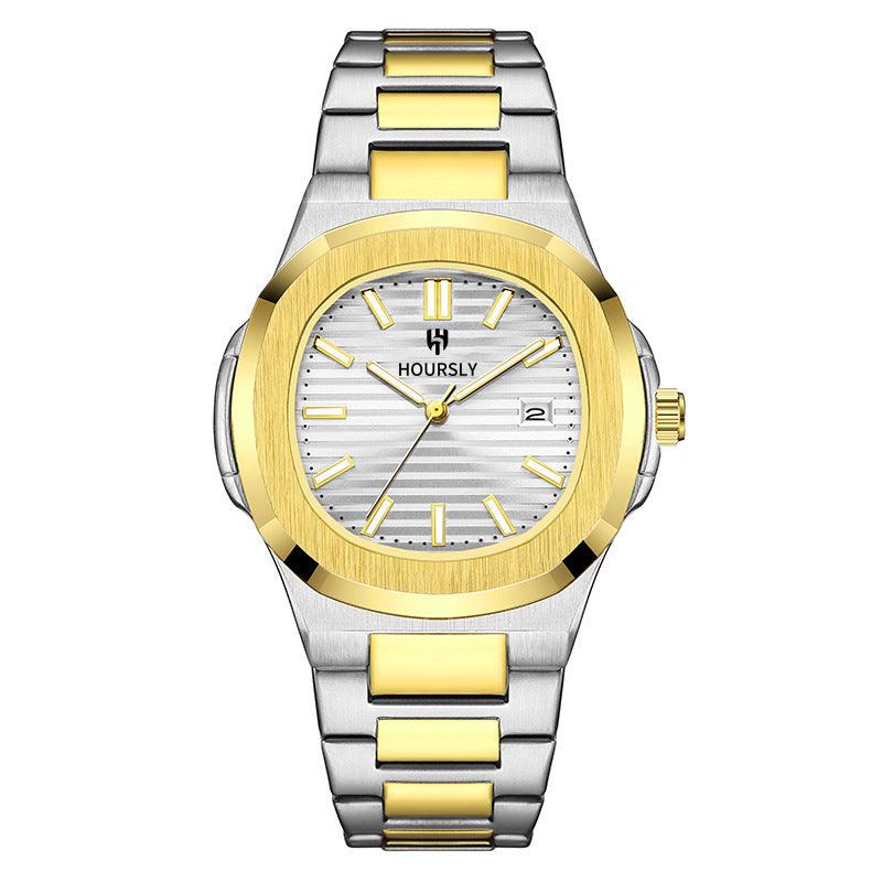 Fashion Premium Business Simplicity Quartz Steel Belt Men's Watch - Aaryan Malik اريان مالك