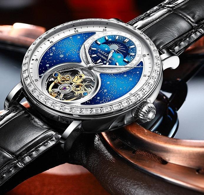 Automatic Mechanical Watch Young Men's Business All-Match Sports Watch Waterproof - Aaryan Malik اريان مالك