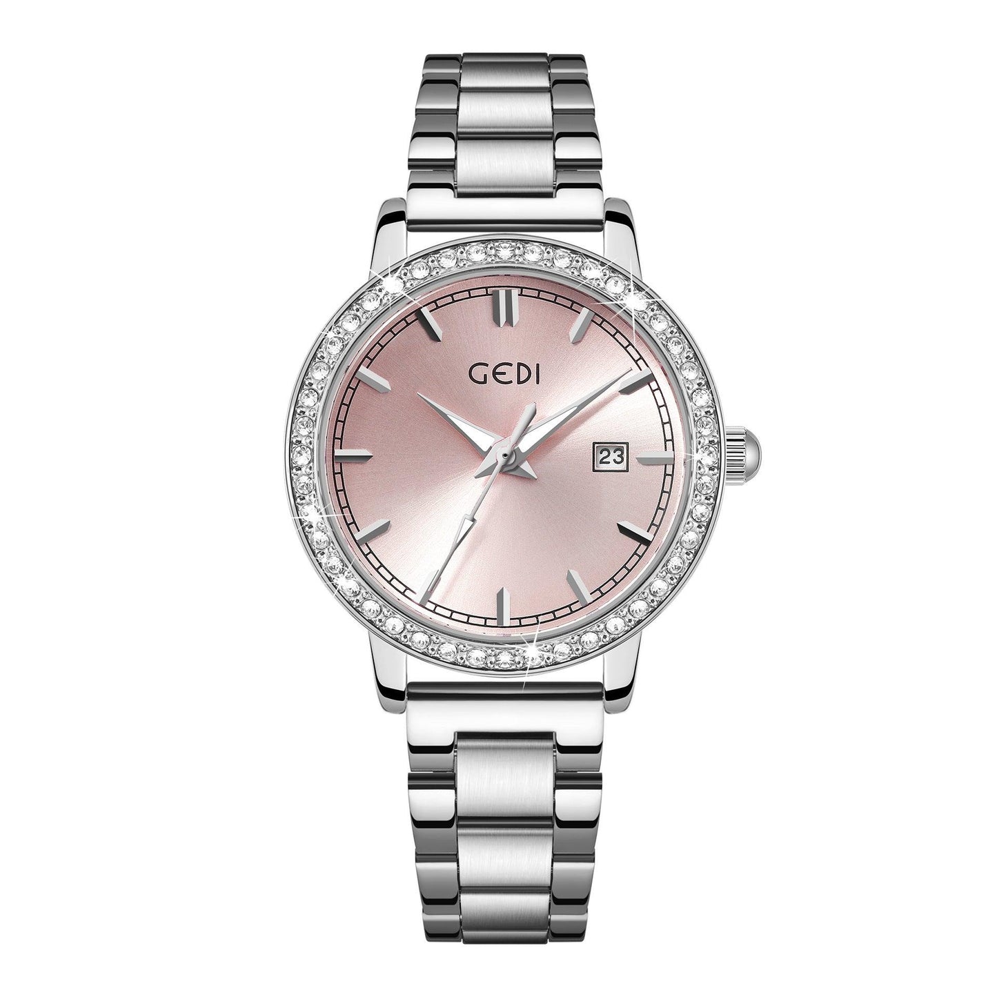 Women's Stainless Steel Quartz Watch - Aaryan Malik اريان مالك
