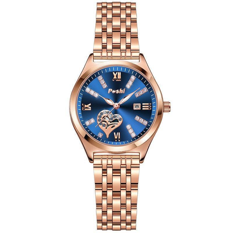 Women's Fashion Casual Waterproof Calendar Luminous Watch - Aaryan Malik اريان مالك