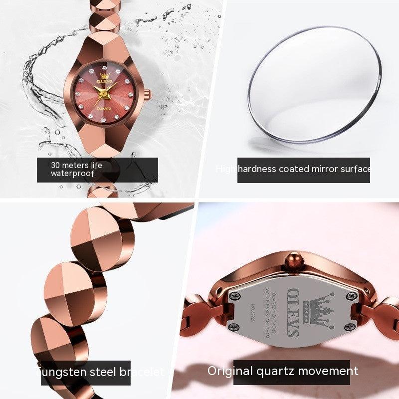 Bracelet Ceramic Tungsten Steel Quartz Watch - Aaryan Malik اريان مالك