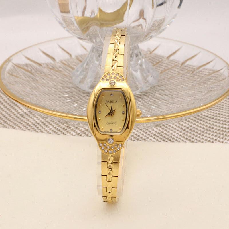 Women's Fashion Alluvial Gold Vintage Pineapple Pattern Watch - Aaryan Malik اريان مالك