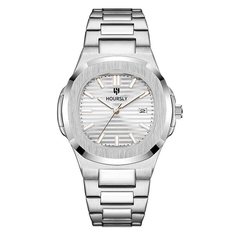 Fashion Premium Business Simplicity Quartz Steel Belt Men's Watch - Aaryan Malik اريان مالك