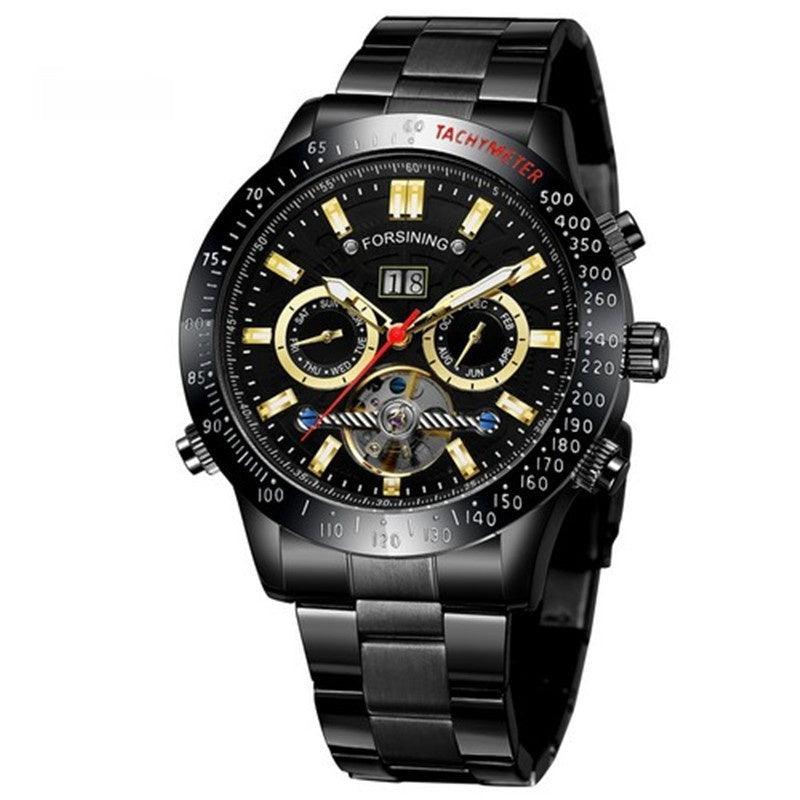 Fashion Casual Multi-function Tourbillon Automatic Mechanical Watch - Aaryan Malik اريان مالك