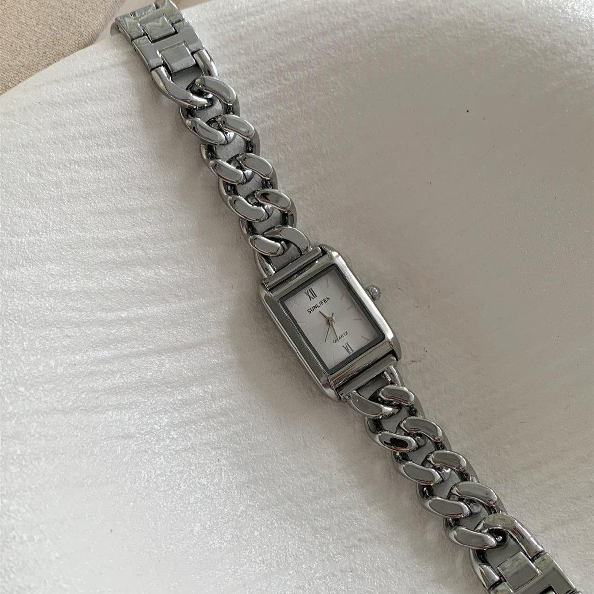 Classic Simple Design Chain Watch Female - Aaryan Malik اريان مالك