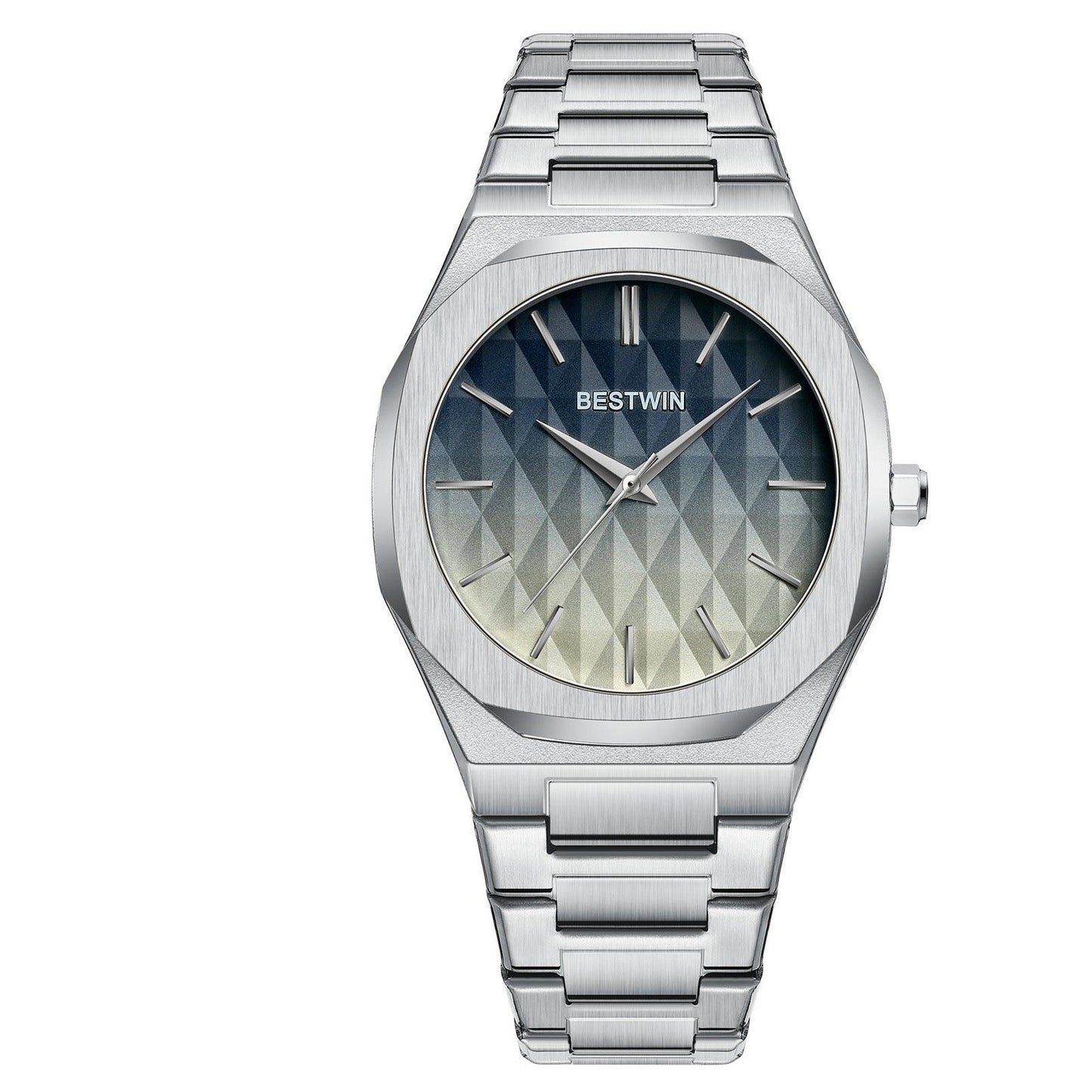 Embossed Dial Fashion Men's Watch - Aaryan Malik اريان مالك