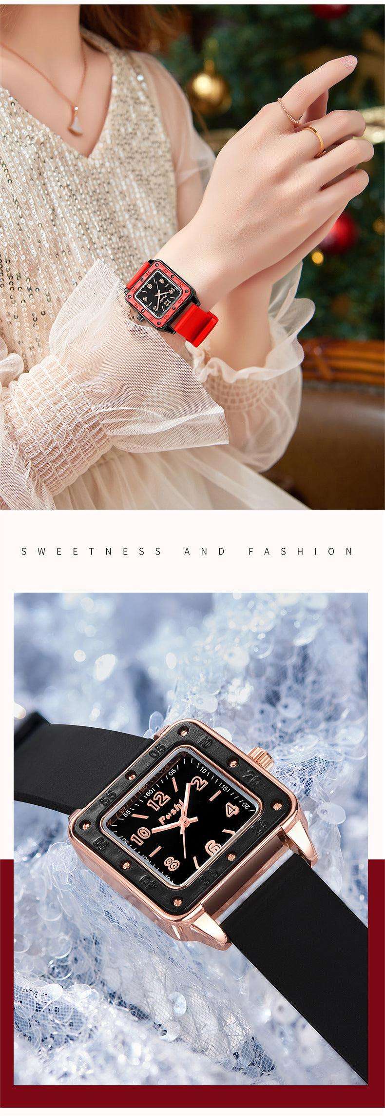 Women's Square Simple Fashion Quartz Watch - Aaryan Malik اريان مالك