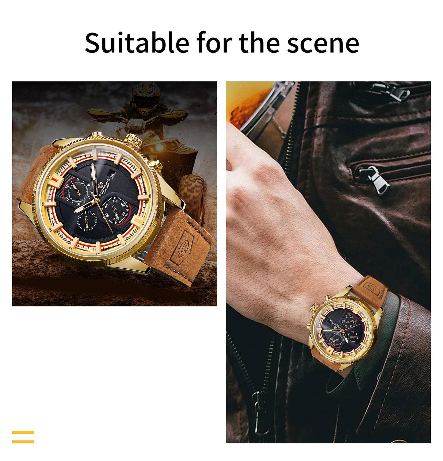 30 M Waterproof Men's Week Calendar Automatic Mechanical Watch - Aaryan Malik اريان مالك