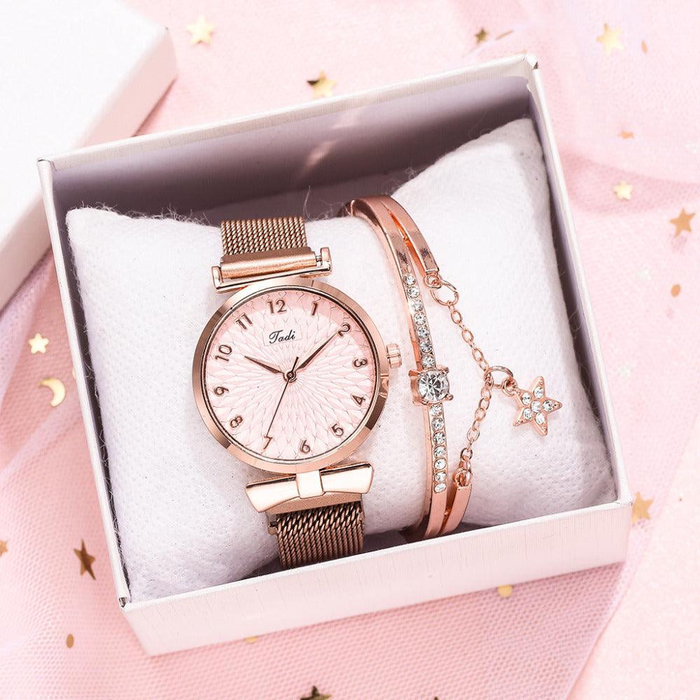 Women's Digital Alloy Watch Bracelet - Aaryan Malik اريان مالك
