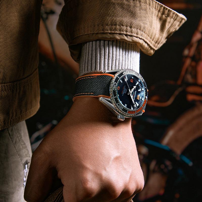 Mechanical Watch Men's Luminous Hollow Transparent Bottom - Aaryan Malik اريان مالك