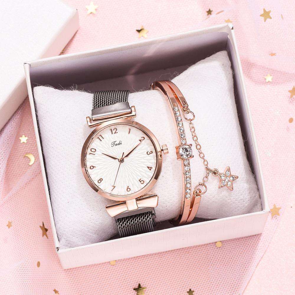 Women's Digital Alloy Watch Bracelet - Aaryan Malik اريان مالك