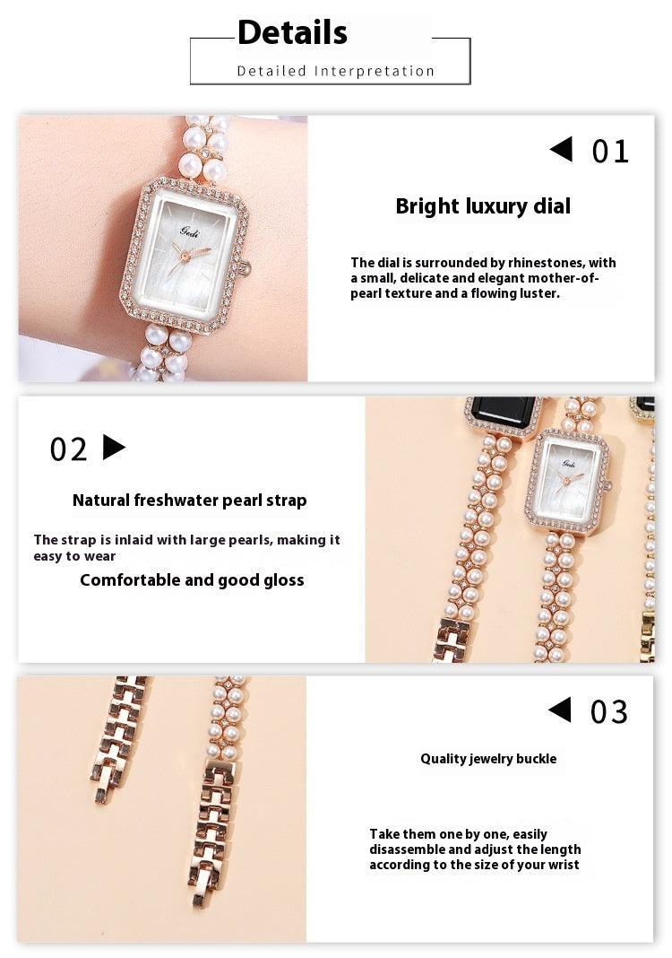 Shell Pearls Women's Creative Quartz Watch - Aaryan Malik اريان مالك