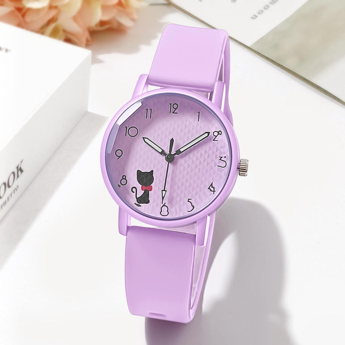 Female Student Silicone Strap Quartz - Aaryan Malik اريان مالك