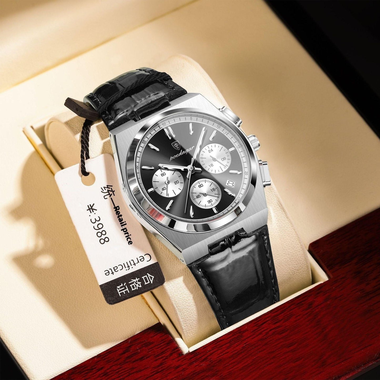 New Multi-functional Men's Watch Belt Ultra-thin Quartz Watch - Aaryan Malik اريان مالك