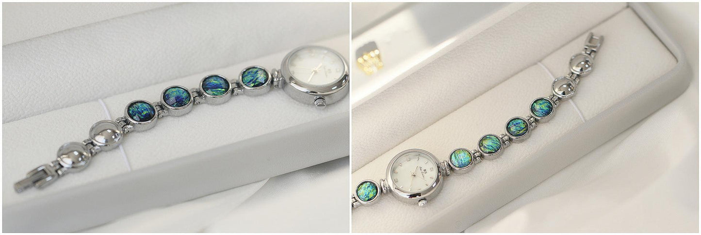 Glow Rough Stone INS Malachite Colorful Women's Watch - Aaryan Malik اريان مالك